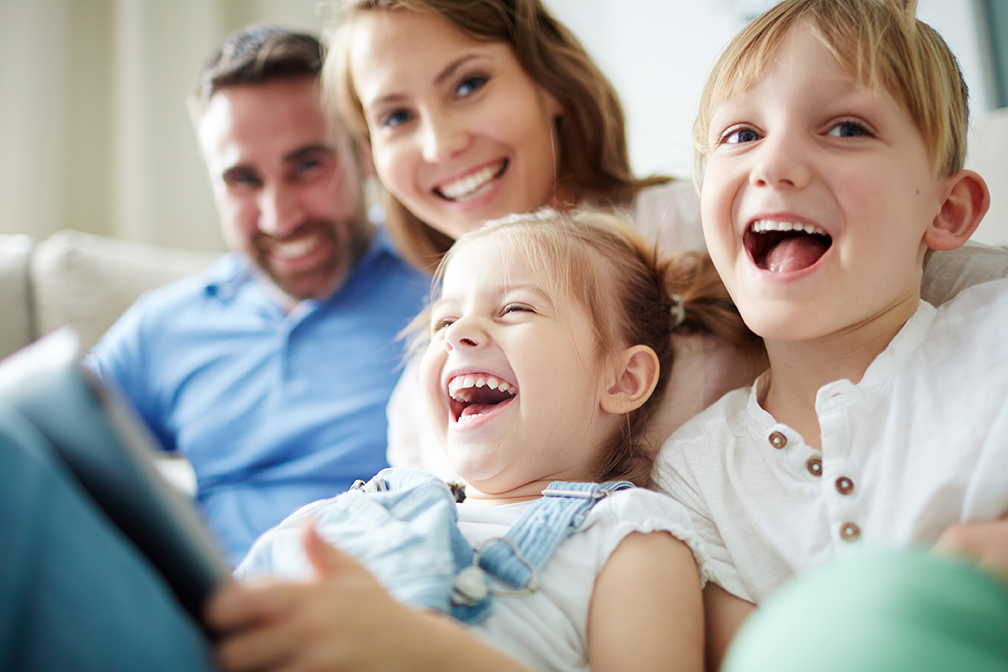 family after family dental appointment at jensen family dental